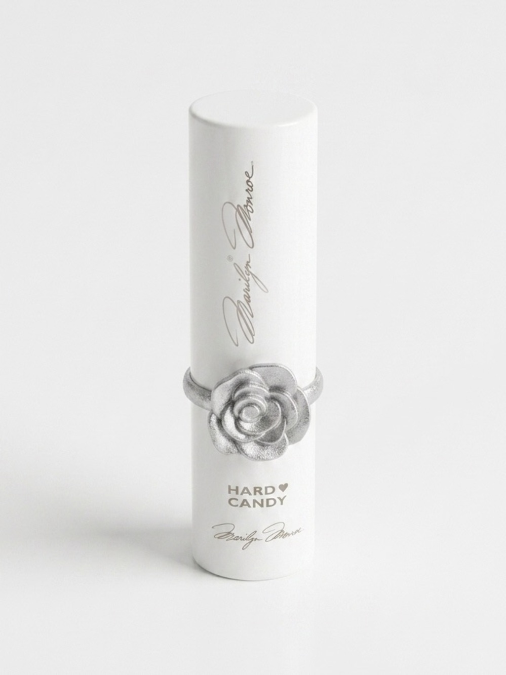 Hard Candy Red Lip Balm with Silver Rose